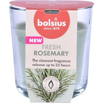 Svíčka Nohel Garden Svíčka ve skle TRUE SCENTS ČERSTVÝ ROZMARÝN vonná d7x8cm