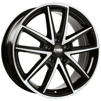 Alu kolo Alu kola CMS C30, 18x8 5x114.3 ET45, černá lesklá + leštění
