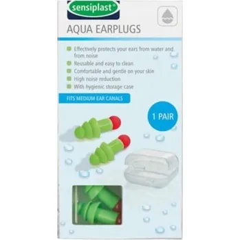 Špunt do uší Špunty do uší zátky do vody na plavání s pouzdro