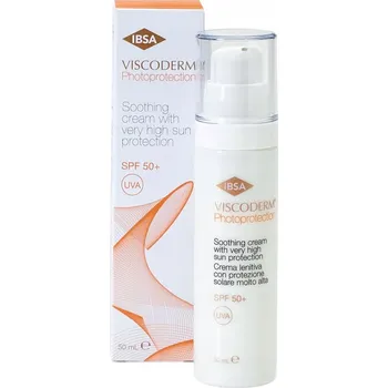 Přípravek na opalování Ochranný a hydratační krém IBSA DERMA Viscoderm Photoprotection SPF 50+