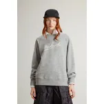MIKINA WOOLRICH MOULINE' FLEECE CREWNECK MEDIUM GREY LOGO