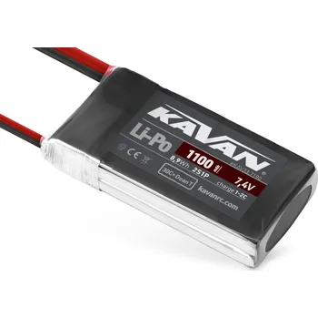 RC vybavení KAVAN Li-Po 1100mAh/7,4V 30C + Dean T