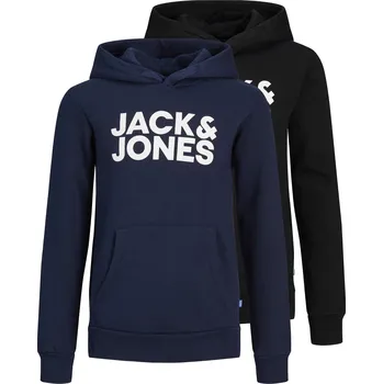 Chlapecká mikina Jack and Jones Black 1115763 9 - 10 Years