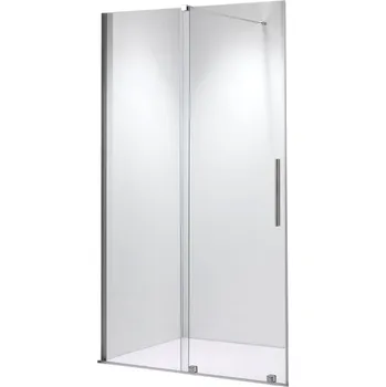 Sprchové dveře BPS-koupelny Posuvné sprchové dveře HYD-ATA 140 chrom/transparent pro instalaci do niky - bez vaničky