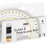 Sada fixů na porcelán GLAMOUR 5 barev, Hobby Line, KREUL ,balení 4 ks KREUL