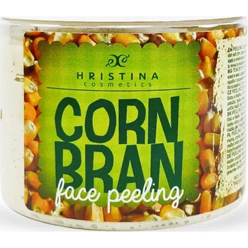 Pleťový peeling Hristina Přírodní peeling ze semen kukuřice 200 ml