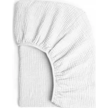 Prostěradlo Prostěradlo do postýlky 160x80, Bavlna , s gumičkou, bílé