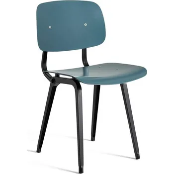 Jídelní židle HAY Židle Revolt, black/ocean