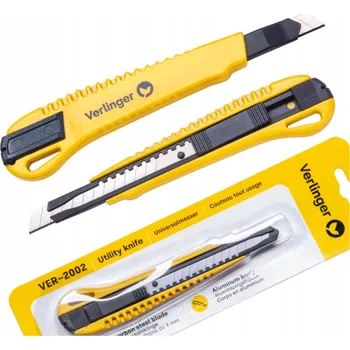 Pracovní nůž Malý řezací nůž na tapety a kartony - lámací čepel, lehký a precizní