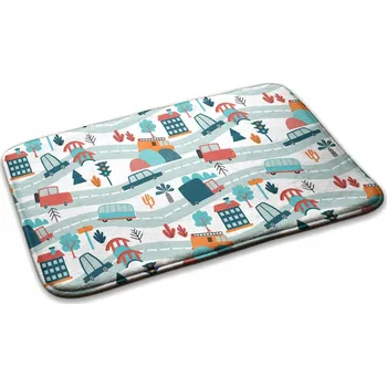 Koberec Koberec / Předložka do dětského pokoje Auta na silnici 90x60 cm