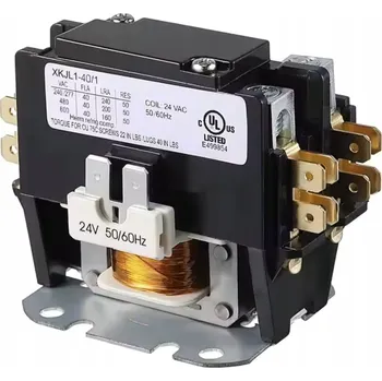 Stykač Stykač motoru HVAC, cívka 24 V 40 A, 2-pólové přepínací relé