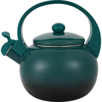 Konvice na čaj KONVICE TRADIČNÍ OCEL SMALT ZELEŇ INDUKCE PLYN 2.2 L