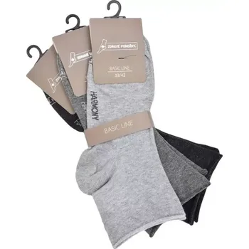 Zdravotní kotníkové ruličkové ponožky volný lem Zdravé ponožky