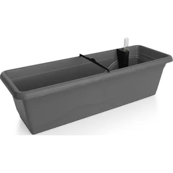 Truhlík Samozavlažovací truhlík Extra Line 2SMART 60 cm antracit PLASTKON