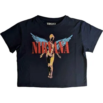 Pánská móda Nirvana Angelic Navy Blue M Dámské Tričko