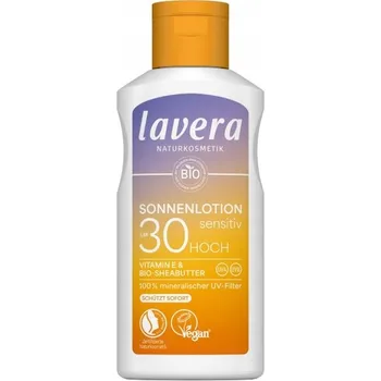 Opalování Lavera Balzám na opalování SENSITIV SPF 30 s vitamínem E a bio bambuckým máslem