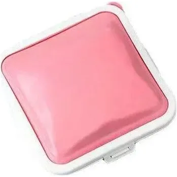 Svačinový box Silikonová krabička na svačinu pro děti do školy | svačinový box, krabička na oběd - Růžový