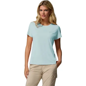 Dámské tričko Dámské triko Columbia Zero Rules™ Light Short sleeve Crew Velikost: S / Barva: světle zelená