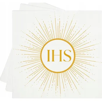 Papírový ubrousek Ubrousky K Prvnímu Svatému Přijímání IHS Dekorace na Stůl Ozdoba Svaté Přijímání Svaté Papírové