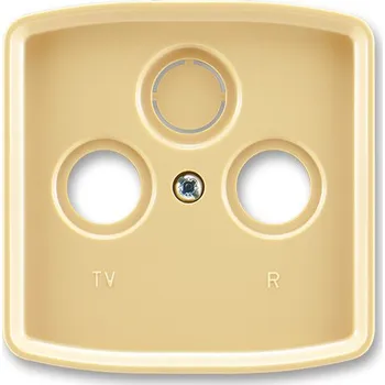vypínač Kryt zásuvky TV+R+SAT s vylamovacím otvorem ABB TANGO 5011A-A300D, béžová