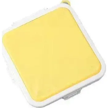 Svačinový box Silikonová krabička na svačinu pro děti do školy | svačinový box, krabička na oběd - Žluť