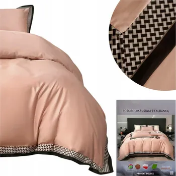 Povlečení Povlečení 160x200 Sada 4 dílů Jednotná s Falbanou Naomi 12