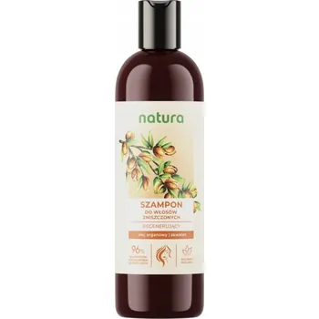 Šampon NATURA šampon bylinný s arganovým olejem a skvalanem pro poškozené vlasy 380 ml