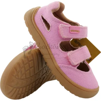Chlapecké sandály Dětské letní barefoot plátěnky Protetika Tafi pink - vel. 30