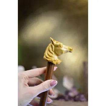 Vycházková hůl sběratelská Kobyla