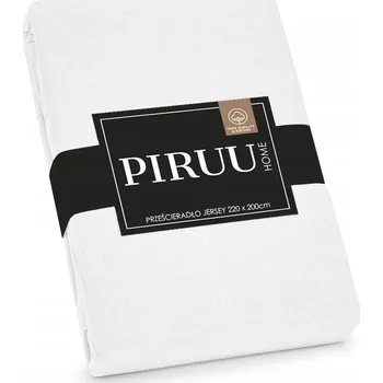 Prostěradlo PROSTĚRADLO JERSEY S GUMOU 200x220 cm BAVLNA BÍLÁ BARVA -