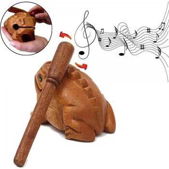 Dřevěná žába - 50x45x35 mm