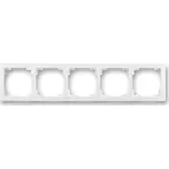 Rámeček pětinásobný ABB Swing L 3901J-A00050 B1, bílý