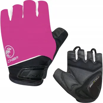 Cyklistické rukavice Cyklistické rukavice Chiba L růžové