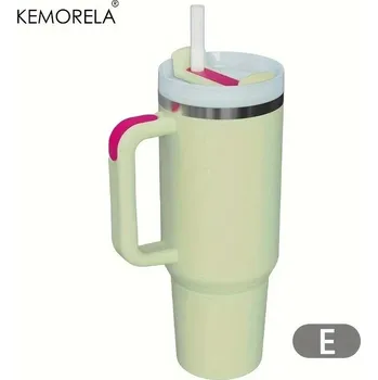 Termoska Nerezová sportovní termo láhev s brčkem a držadlem | termo láhev, nerezová termoska - E