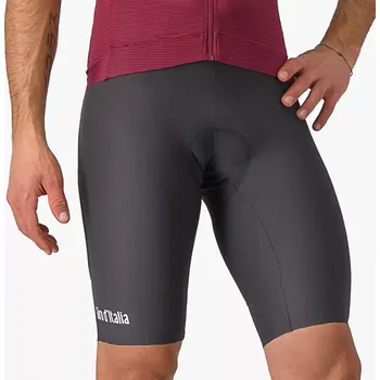 Cyklistické kalhoty CASTELLI Cyklistické kalhoty krátké s laclem - GIRO TROFEO - antracitová XL