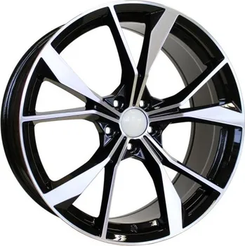 Disk Alu kola Racing Line B5808, 20x8 5x112 ET41, černá + leštění