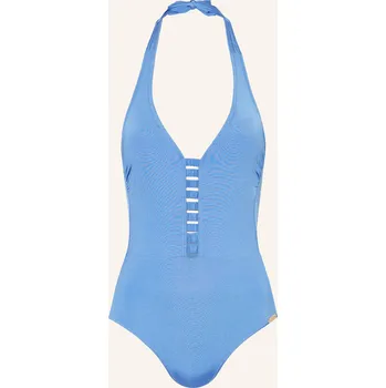 Dámské plavky Watercult Dámské Neckholder Plavky Shimmering Solids, modrá, 44
