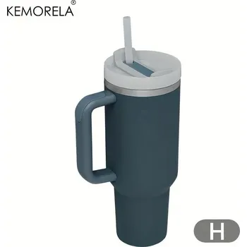 Termoska Nerezová sportovní termo láhev s brčkem a držadlem | termo láhev, nerezová termoska - H