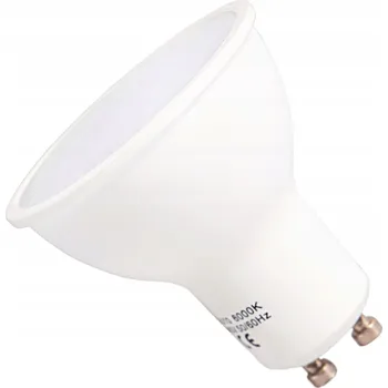 Žárovka ŻARÓWKA LED GU10 8W TEPLÁ BARVA 3000K NEBLIKÁ DO OBÝVÁKU LOŽNICE