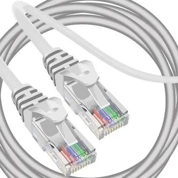 Síťový kabel Patchcord Verk Group U/UTP 6 RJ45 / RJ45 10 m šedý