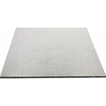 akustická pěna Zvuková izolace s hliníkovou vrstvou 100x100 cm, tloušťka 2 cm
