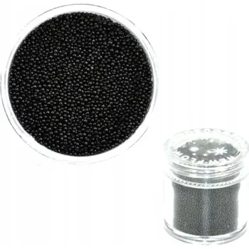 Kaviár na nehty, černý, 25g - ozdoby na nehty