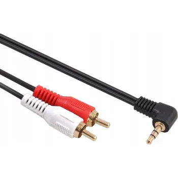 Audio kabel Kabel Maclean MCTV-824 minijack (3,5 mm) – 2x RCA (cinch) 1 m