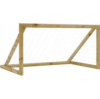 Sportovní branka Fotbalová branka se sítí, 160x100x80 cm, impregnovaná