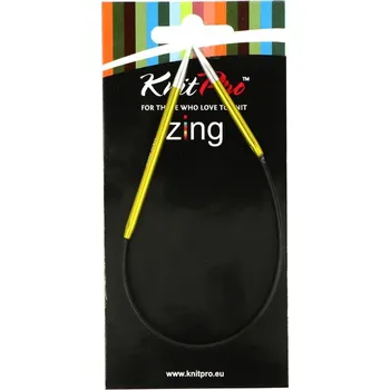 Jehlice Asymetrické jehlice KnitPro Zing 3,5 mm 25 cm