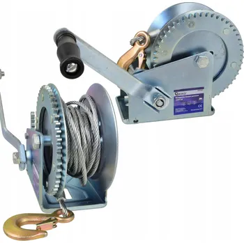 GEKO RUČNÍ NAVIJÁK HORIZONTÁLNÍ KLIKA 850kg LANKO 10m G01081