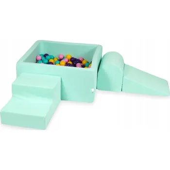 Dětské hřiště Pěnové dětské hřiště s čtvercovým bazénkem, mátové