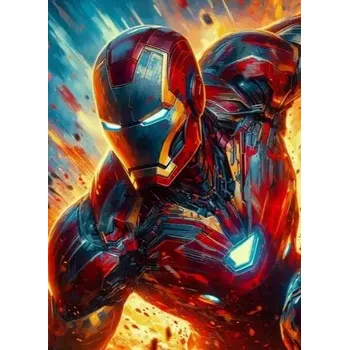 Diamantové malování Diamantové malování - Iron Man (50x70)