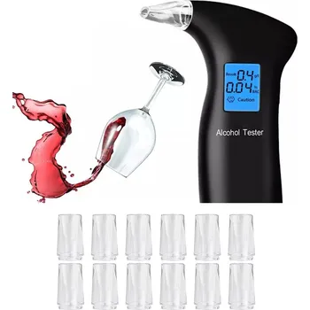 IP kamera POLICEJNÍ PROFESIONÁLNÍ ALKOHOL TESTER ELEKTRONICKÝ LCD PŘESNÝ + 12 NÁUSTKŮ