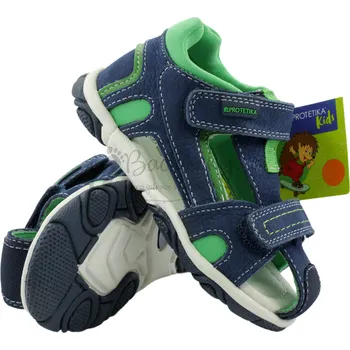 Chlapecké sandály Dětská letní obuv Protetika Bruno green - vel. 22